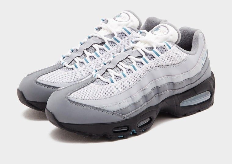 FREE SHIPPING NATIONWIDE EXCLUSIVE DESIGN Nike Air Max 95 - Grey/Blue (Category: Sneakers) located in Quezon City. Submitted by wcfhomeandoffice (Listing ID 1427432272, Image 2). Description: Add '90s-inspired sneaks to your rotation with these men's Air Max 95 trainers from Nike. In a White, Diffused Blue and Midnight Navy colourway, these JD-exclusive kicks have a mix of real and synthetic leather and textiles to the upper for a layered look. T