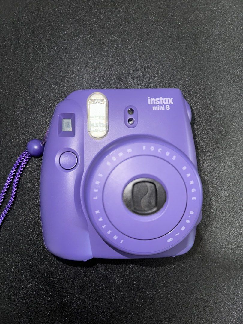 Fujifilm Instax Mini 8 Purple (Category: Cameras) located in Las Pinas. Submitted by rcparama (Listing ID 1427349530, Image 1). Description: Fujifilm Instax Mini 8 (UNTESTED) - uses 2 AA batteries - with box and strap - haven’t tested with a film but fully functional - rfs: decluttering check here for demo: https://drive.google.com/drive/folders/1PyDVBPq_w0kPsaXk06AzDbNB_-lteK0G.