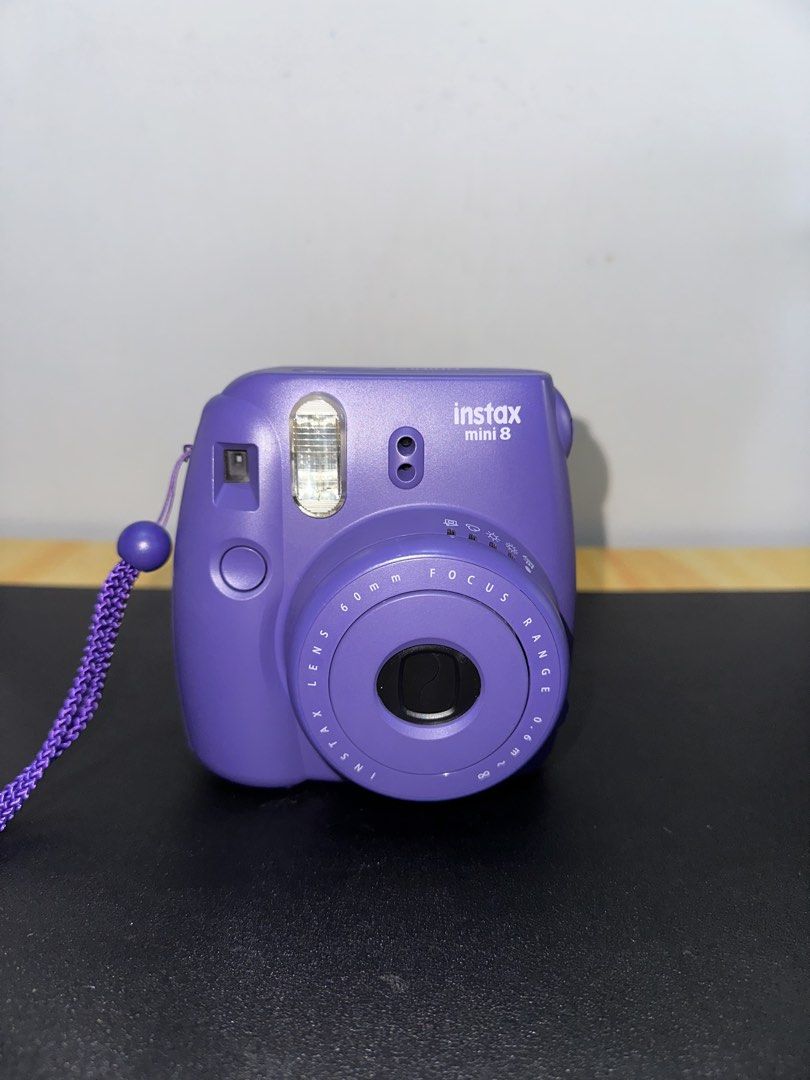 Fujifilm Instax Mini 8 Purple (Category: Cameras) located in Las Pinas. Submitted by rcparama (Listing ID 1427349530, Image 2). Description: Fujifilm Instax Mini 8 (UNTESTED) - uses 2 AA batteries - with box and strap - haven’t tested with a film but fully functional - rfs: decluttering check here for demo: https://drive.google.com/drive/folders/1PyDVBPq_w0kPsaXk06AzDbNB_-lteK0G.