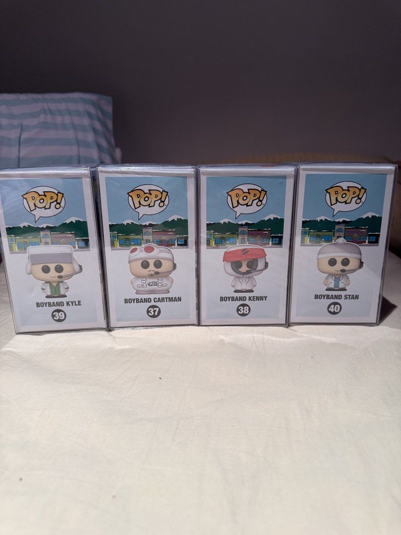 Funko Pop! South Park Boyband Set (Category: Designer & Blind Box Toys) located in Quezon City. Submitted by soreal478 (Listing ID 1427422341, Image 2). Description: Never been opened .