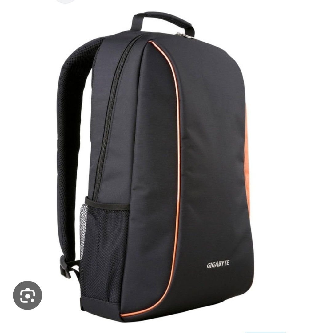 Gigabyte Laptop Backpack - Black and Orange men Bag (Category: Backpacks) located in Mandaluyong City. Submitted by miecaella (Listing ID 1427343574, Image 1). Description: Brandnew .