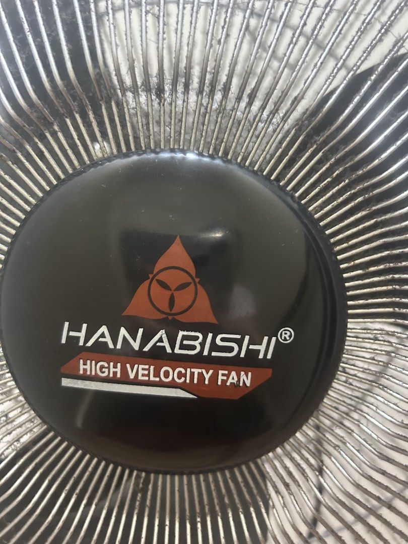 Hanabishi High Velocity Fan (Category: Fans) located in Quezon City. Submitted by chili0804 (Listing ID 1427390832, Image 2). Description: Need Cleaning Loc: Tandang Sora QC PM FOR MORE INFO.