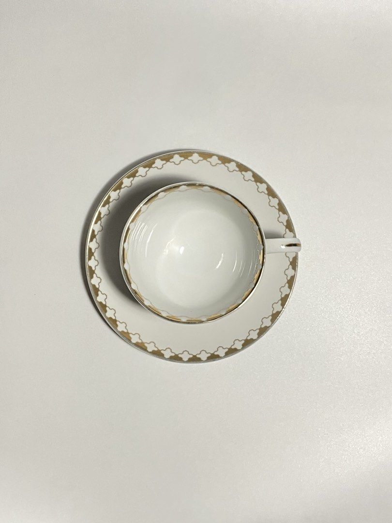 H&M Cup and Saucer Set (Category: Coffee & Tea Tableware) located in Cainta. Submitted by anik_anik_manila (Listing ID 1427380730, Image 2). Description: • H&M Cup and Saucer Set • With gold rim • Made in Bangladesh • Bought in H&M Home Philippines • No issues •RFS: decluttering Price: ₱300 • Shipping schedule 📌(J&T, LBC or Flash) Tuesdays, Thursdays and Saturdays (cut-off: 12nn) 📌Same day delivery (Lalamove or GrabXpress) Mondays-Sundays (depe