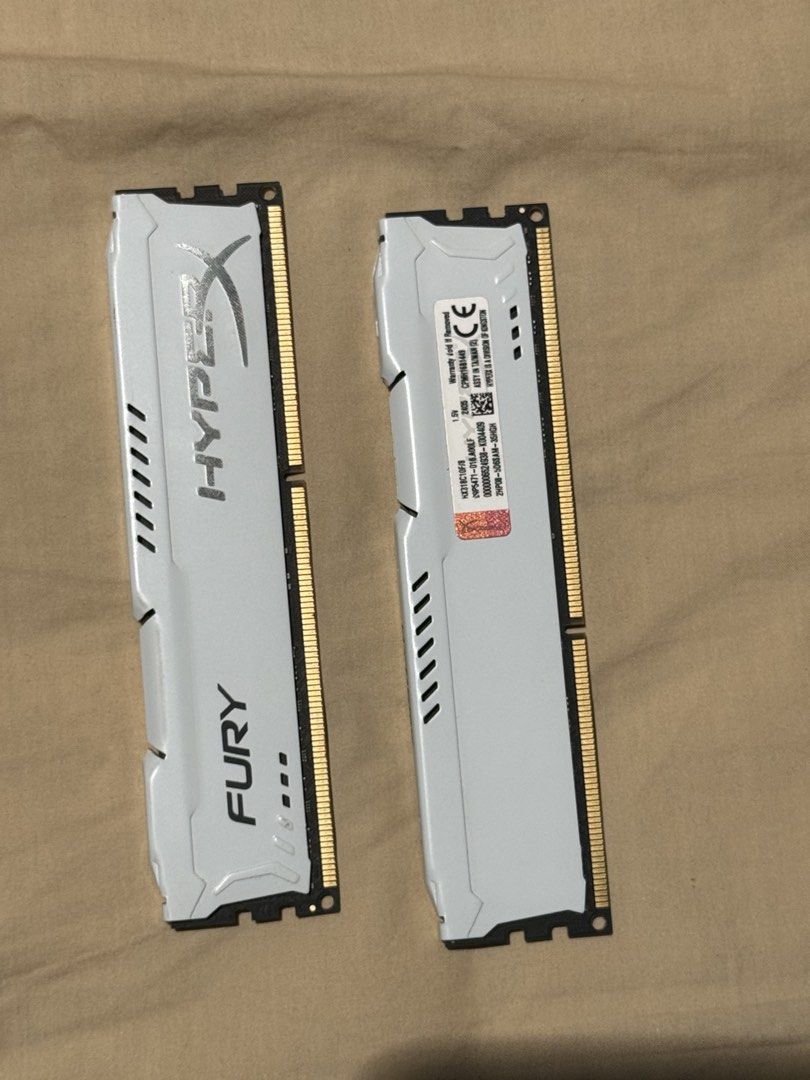 HyperX Fury DDR3 8GB (2x4GB) RAM (Category: Computer Parts) located in Quezon City. Submitted by soreal478 (Listing ID 1427332646, Image 3). Description: .