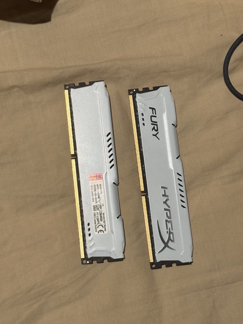 HyperX Fury DDR3 8GB (2x4GB) RAM (Category: Computer Parts) located in Quezon City. Submitted by soreal478 (Listing ID 1427332646, Image 2). Description: .