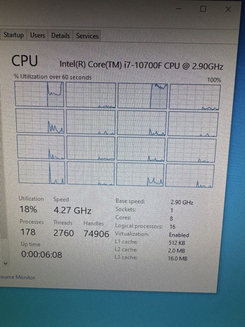 i7-10700F Gaming desktop413282511041996801