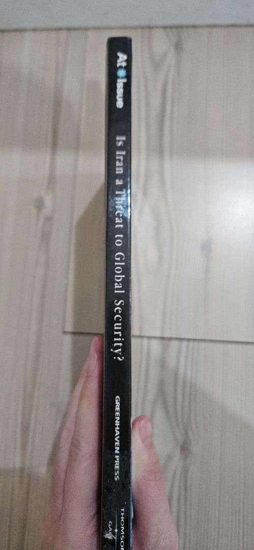 Is Iran a Threat to Global Security? Book (Category: Storybooks) located in Manila. Submitted by preloved.christine (Listing ID 1427321843, Image 2). Description: hardbound.