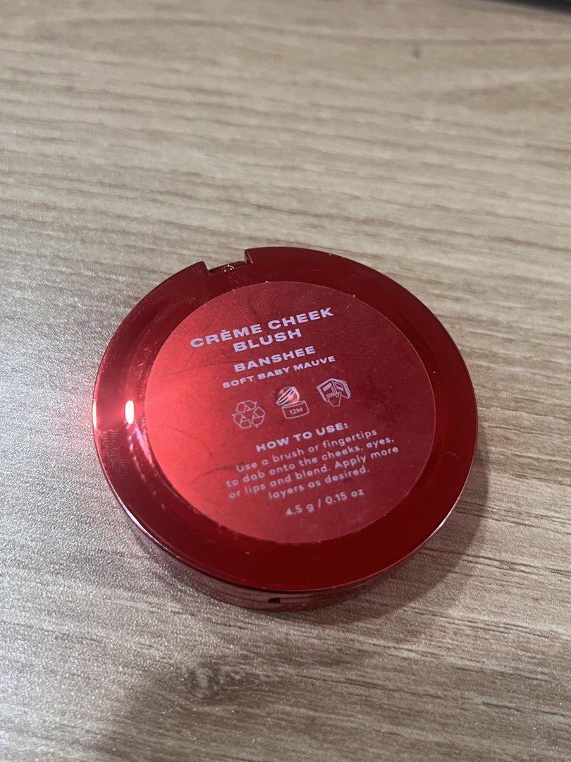 Issy Creme Cheek Blush - Banshee (limited edition shade) (Category: Makeup) located in Manila. Submitted by user100518 (Listing ID 1427364997, Image 3). Description: 5th anniv inclusive packaging and shade.