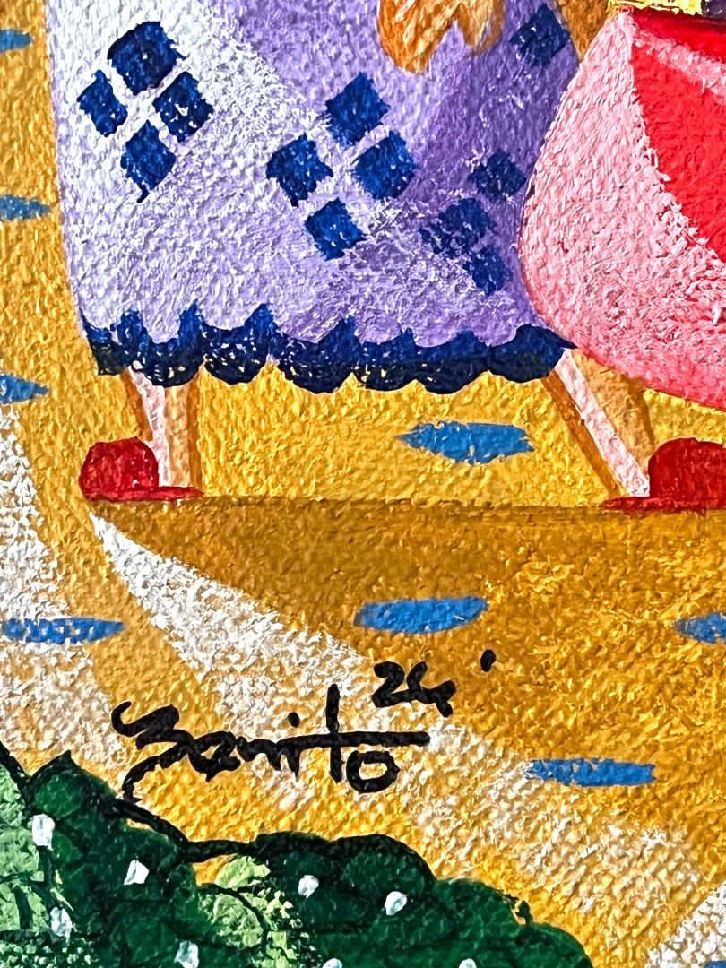 Joyful Triad - Jovan Benito (Category: Art & Prints) located in Taguig. Submitted by drybrushgallery (Listing ID 1427327508, Image 2). Description: Joyful Triad Jovan Benito, 2026 Oil on Canvas Artwork Dimension: 10" x 8" with Certificate of Authenticity PM FOR INQUIRY 0917 565 2917 .