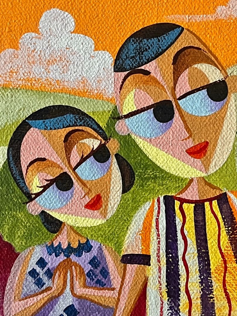 Joyful Triad - Jovan Benito (Category: Art & Prints) located in Taguig. Submitted by drybrushgallery (Listing ID 1427327508, Image 3). Description: Joyful Triad Jovan Benito, 2026 Oil on Canvas Artwork Dimension: 10" x 8" with Certificate of Authenticity PM FOR INQUIRY 0917 565 2917 .