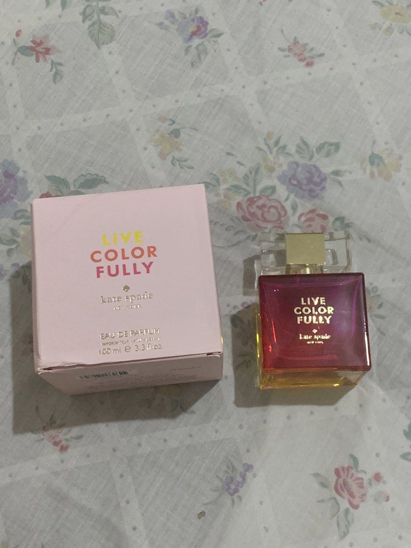 Kate Spade Live Colorfully Eau de Parfum 100ml (Category: Fragrance & Deodorants) located in Manila. Submitted by elle042002 (Listing ID 1427405318, Image 2). Description: .