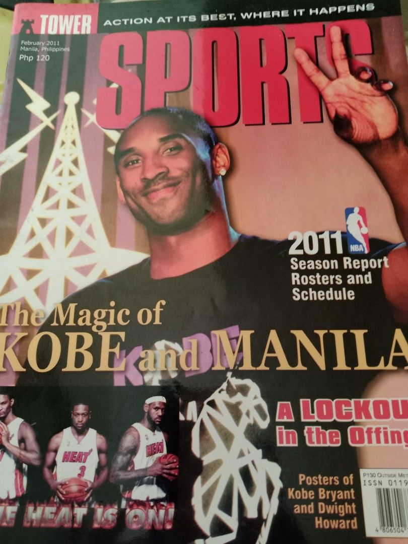 Kobe Bryant Magazine Collection (Category: Magazines) located in Pasay City. Submitted by kobe0024 (Listing ID 1427327624, Image 3). Description: Collection of Kobe Bryant magazines. Includes SLAM Throwback Issue from August 2005 (SOLD), TIME magazine from February 2020, and Tower Sports magazine from February 2011. Features Kobe Bryant on the covers. Perfect for basketball fans and collectors..