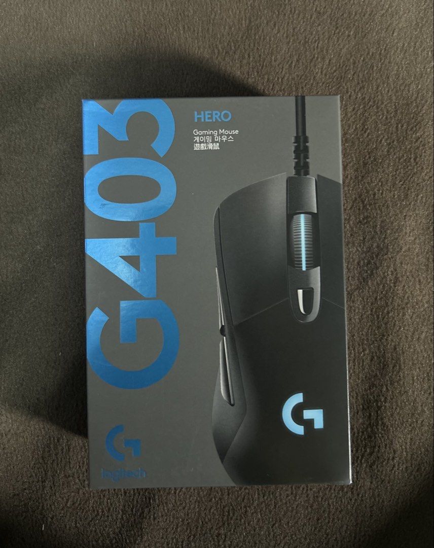 Logitech G403 HERO Gaming Mouse (Category: Mouse & Mousepads) located in Taguig. Submitted by Legitnamurapa (Listing ID 1427439352, Image 1). Description: Logitech G403 HERO Gaming Mouse - 2,199 now at 1,500 Sealed/Brandnew Get discount if you will buy 2 or more items. Check my page .