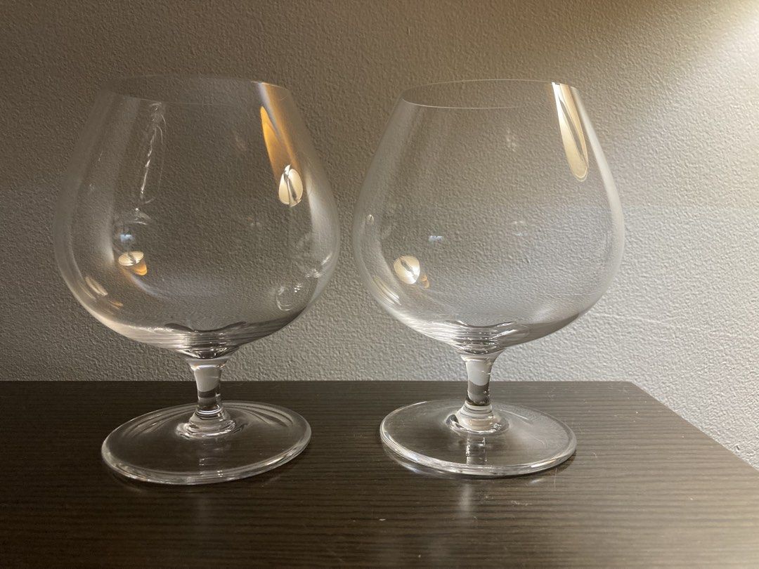 Martini and Brandy Glasses Set (Category: Other Kitchenware & Tableware) located in Quezon City. Submitted by summer2yu2 (Listing ID 1427410791, Image 2). Description: Set of martini and brandy glasses. The martini glasses have a decorative dotted pattern. The brandy glasses have a rounded bowl shape. Perfect for serving cocktails and after-dinner drinks. Ideal for home bars or entertaining guests. Crate and Barrel Set of 4 martini glasses 1200 M