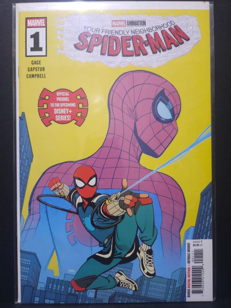 Marvel Comic Your Friendly Neighborhood Spider-Man #1 (Category: Comics & Manga) located in Mandaluyong City. Submitted by outta.knowhere (Listing ID 1427370087, Image 1). Description: 🚀 WALL DIBS OUTTA KNOWHERE🚀 Your Friendly Neighborhood Spider-man #1 Prequel to the animated series on Disney+ 🔑 Season 2 premiering in 2026 📈 VF to NM P400 Payment: Gcash or Maribank Location: Mandaluyong Shipping: Lalamove or Grab for same day delivery. LBC f