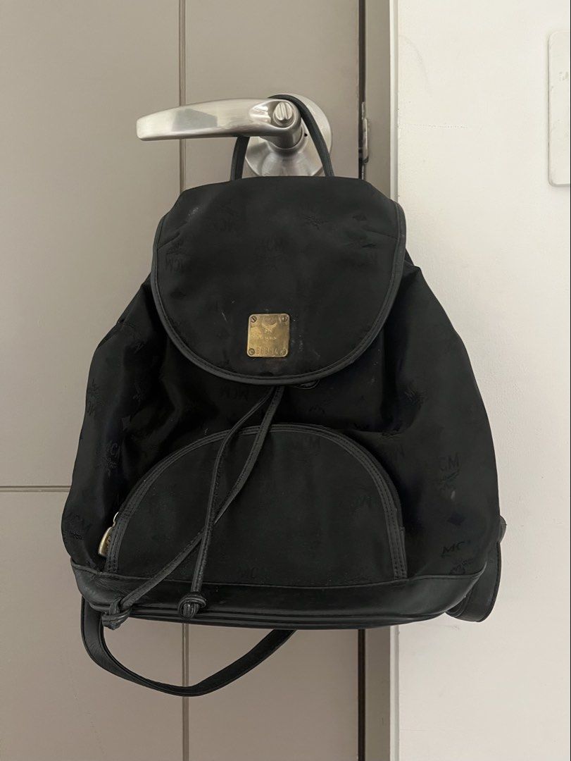 MCM Logo Nylon Backpack (Category: Backpacks) located in Quezon City. Submitted by isabaarde (Listing ID 1427380753, Image 2). Description: Decluttering! It’s vintage, given to me by my aunt..