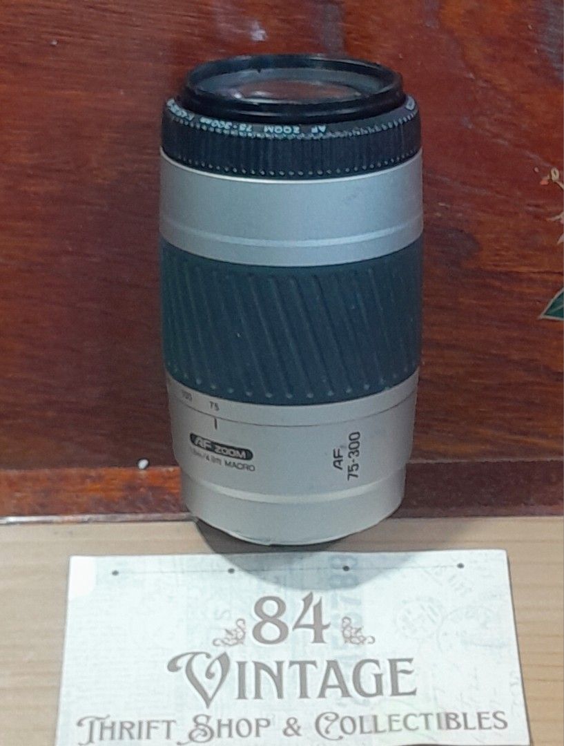 Minolta AF Zoom 75-300mm Lens (Category: Lens & Kits) located in Las Pinas. Submitted by 84vintage (Listing ID 1427330380, Image 2). Description: Minolta AF Zoom 75-300mm Smooth focus and zoom. Negligible fungus. No haze. Actual photos posted. Please examine them carefully as they are part of the description. --📌 MUST READ Before Dealing with us 📌-- ⚠️Price is posted. No lowballs please. ⚠️Vintage items are only sold As Is Where Is. If you want