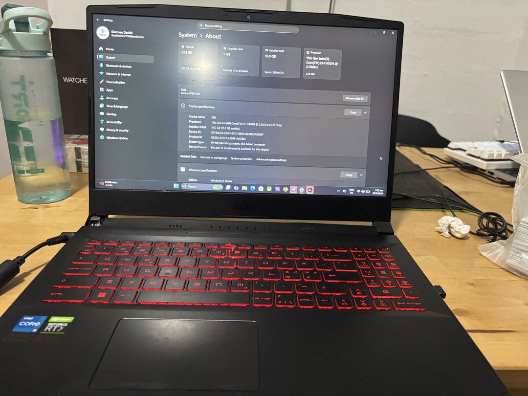 MSI Katana Gaming Laptop405963475255961600
