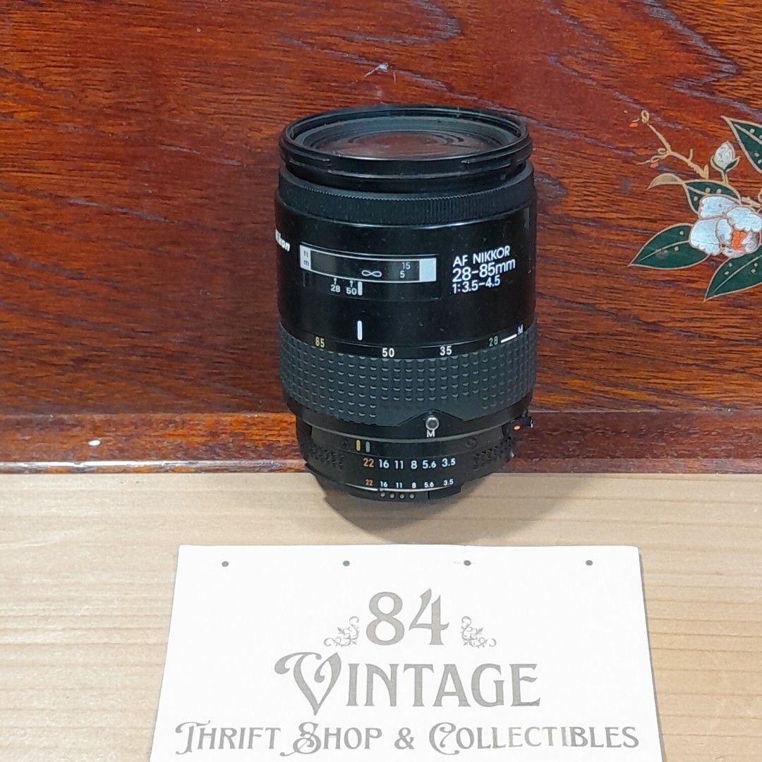 Nikon AF Nikkor 28-85mm (Category: Lens & Kits) located in Las Pinas. Submitted by 84vintage (Listing ID 1427316382, Image 2). Description: Minty and Solid Hefty Glass. Best all around kitlens for the money. Sold As it is only. great for film or digital. tested working with no issues. Actual photos posted. Please examine them carefully as they are part of the description. 📌 MUST READ Before Dealing with us 📌 ⚠️Price is posted. No lowballs pleas