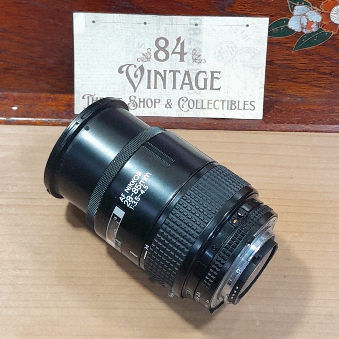 Nikon AF Nikkor 28-85mm (Category: Lens & Kits) located in Las Pinas. Submitted by 84vintage (Listing ID 1427316382, Image 1). Description: Minty and Solid Hefty Glass. Best all around kitlens for the money. Sold As it is only. great for film or digital. tested working with no issues. Actual photos posted. Please examine them carefully as they are part of the description. 📌 MUST READ Before Dealing with us 📌 ⚠️Price is posted. No lowballs pleas