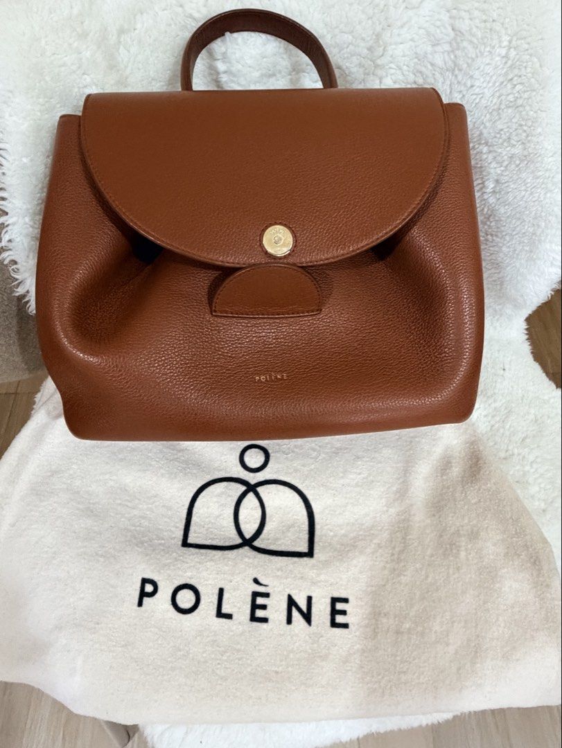 Polene Numero Uno - Cognac Color (Category: Luxury Bags & Wallets) located in Calamba. Submitted by kimberlyfrancestorre_652 (Listing ID 1427350480, Image 2). Description: Original Polene bag Issue Peeling at the bottom corner Reason for Selling Decluttering.