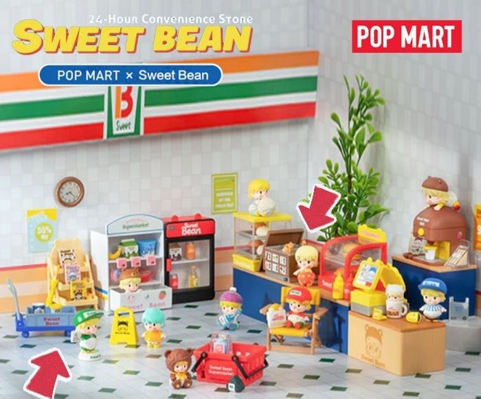 Pop Mart Sweet Bean Convenience Store (Category: Designer & Blind Box Toys) located in Pasig City. Submitted by bunyandbryce (Listing ID 1427400121, Image 2). Description: Php 350 each Opened and returned to box. Never displayed..