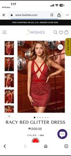 Red glitter dress For Sale | Carousell Philippines