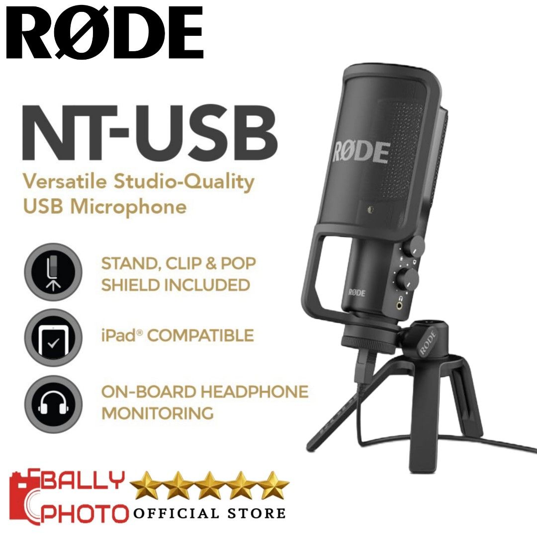 Rode NT-USB Versatile Studio-Quality USB Microphone