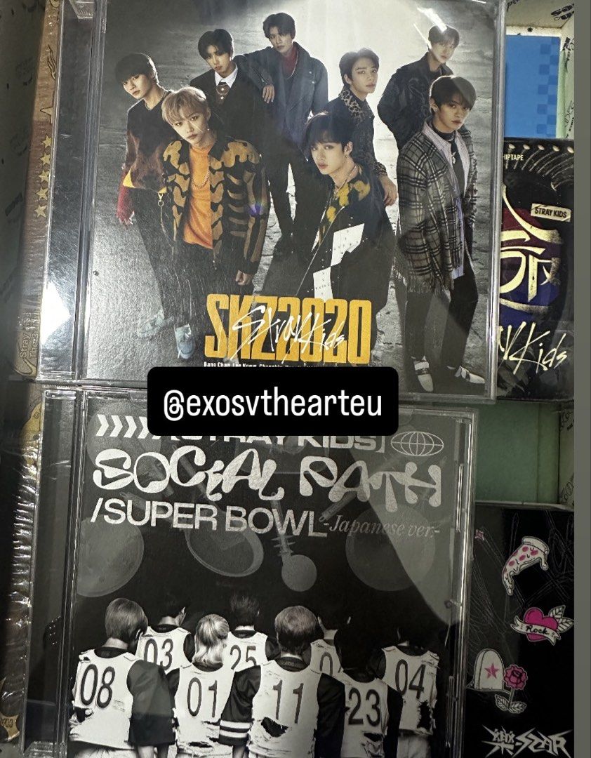 Stray Kids SKZ2020 & Social Path CD (Category: CDs & DVDs) located in Las Pinas. Submitted by exosvthearteu (Listing ID 1427363723, Image 1). Description: stray kids unsealed album - SKZ2020 - PHP350 - Social Path - PHP250.