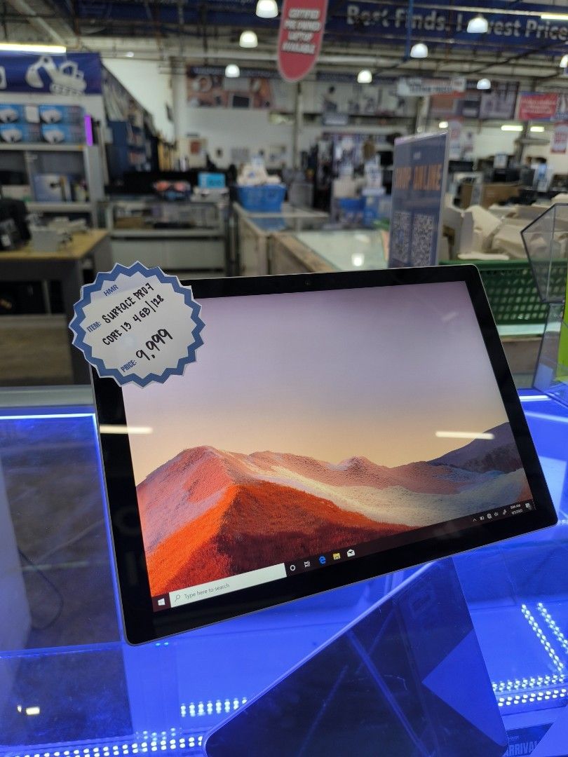 Tablet Microsoft Surface Pro 7 Corei3 (Category: Laptops & Notebooks) located in Dasmarinas. Submitted by bossgabo (Listing ID 1427342499, Image 1). Description: pm for more details or visit our physical store at Sucat Parañaque .