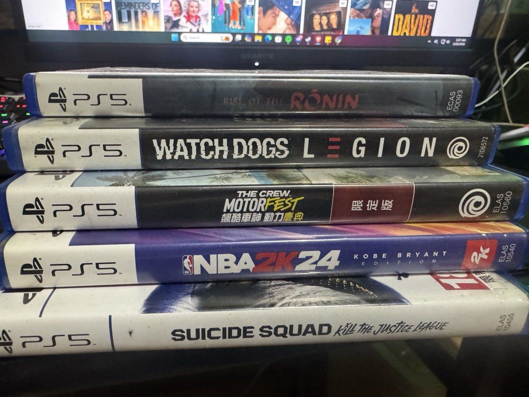 Take all (Category: PlayStation) located in Caloocan City. Submitted by jackerly8 (Listing ID 1427465126, Image 1). Description: Take all for 1500 Rise of ronin - sold Watchdogs legion- 5h The crew motorfest - sold Suicide squad - sold Nba2k24 - 3h South caloocan.