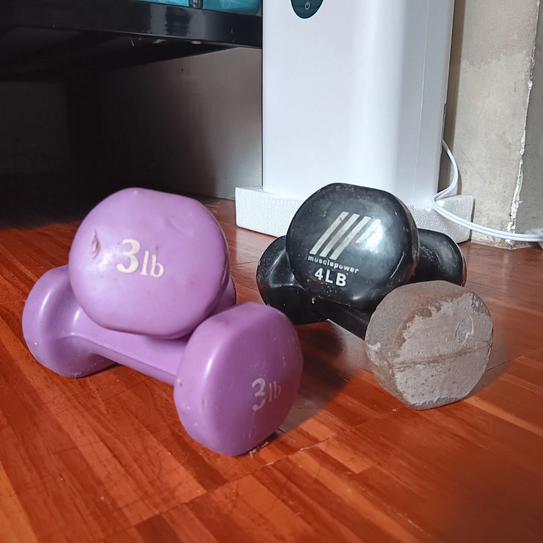 WEIGHTS: TAKE BOTH PAIRS FOR ₱350 (Category: Weights & Dumbbells) located in Manila. Submitted by fatstty (Listing ID 1427373283, Image 1). Description: .