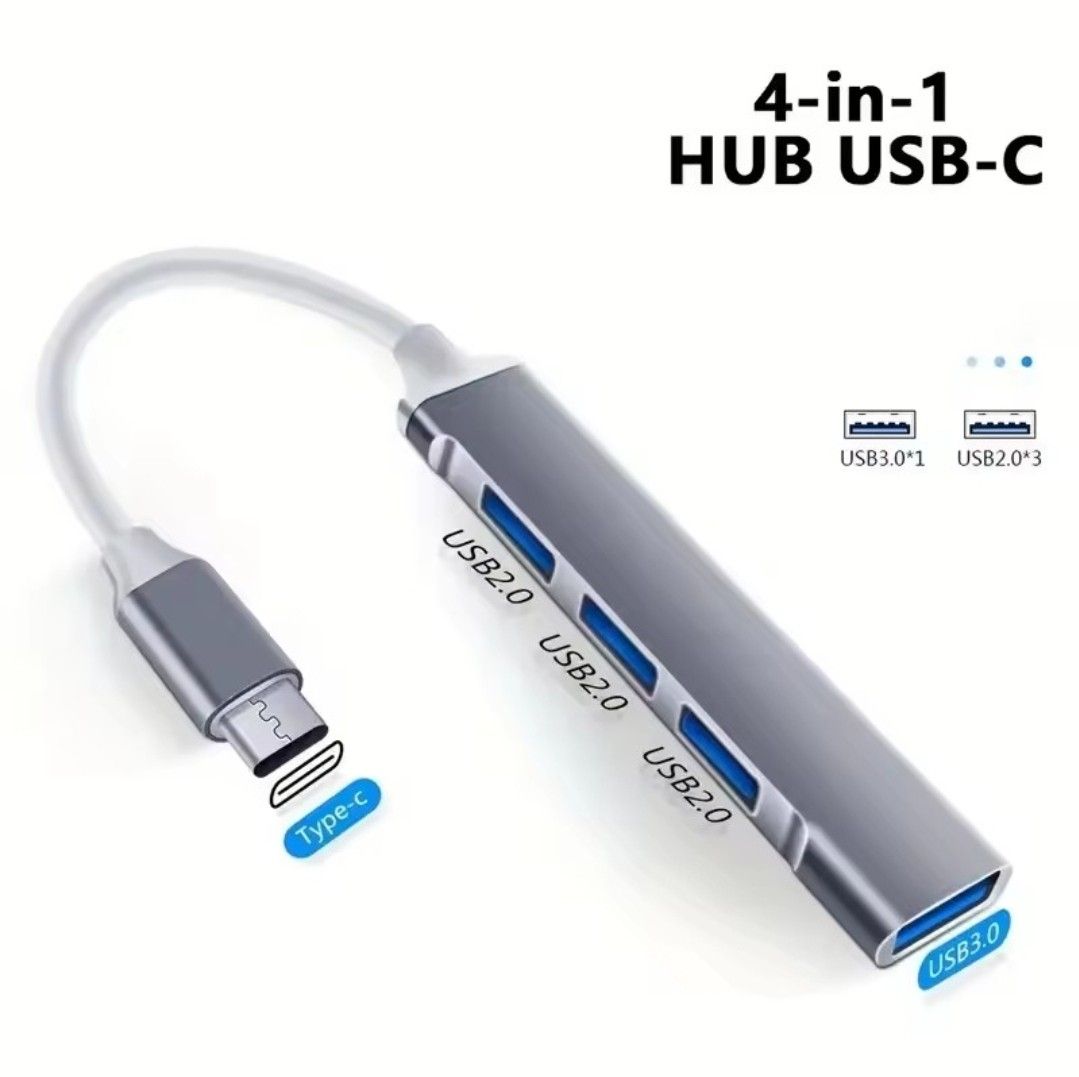 4-Port Multi USB Hub Splitter405975337335541761
