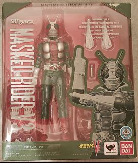 全新未開封BANDAI SHF 幪面超人V3 RIDERMAN 怪金剛, 興趣及遊戲, 玩具