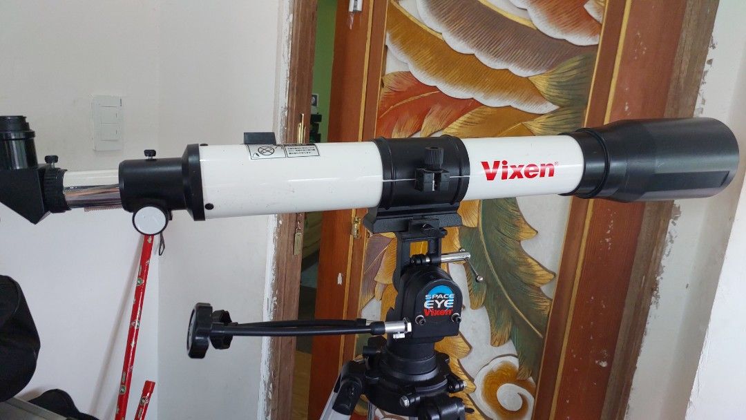 Vixen Telescope with Tripod (Category: Tripods & Monopods) located in Baliuag. Submitted by papa.gardz (Listing ID 1427481169, Image 3). Description: vixen astronomical telescope.