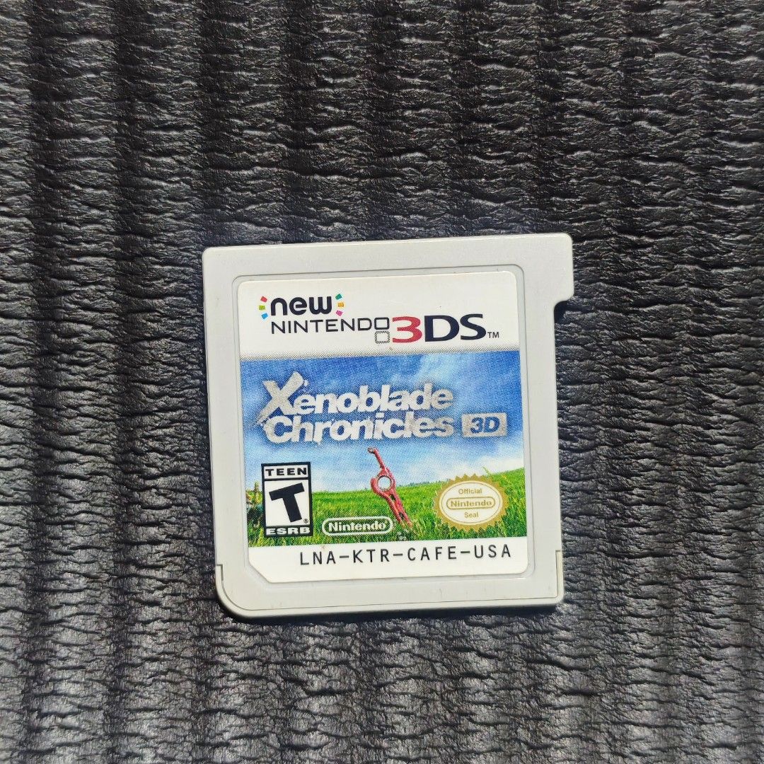 Xenoblade Chronicles 3D Nintendo 3DS (Category: Nintendo) located in Quezon City. Submitted by shopme_gadget30 (Listing ID 1427435938, Image 1). Description: kindly read the details first for sale fixed price mint Condition tested and working game card only compatible to Nintendo 3DS/ 2DS/DS usa region authentic/ Original Shoopppppeee —,✅ can check out pm for the linnnkkk (If shoopppee check out, price is higher by 20% because of shooppppeee dedu
