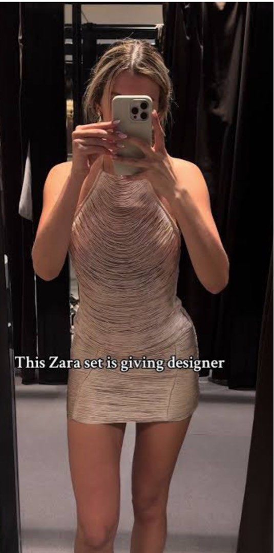 Zara fringe coords (Category: Dresses) located in Marikina City. Submitted by thriftcircle (Listing ID 1427380056, Image 1). Description: Brand new Zara coords top and bottom totaled 7k .