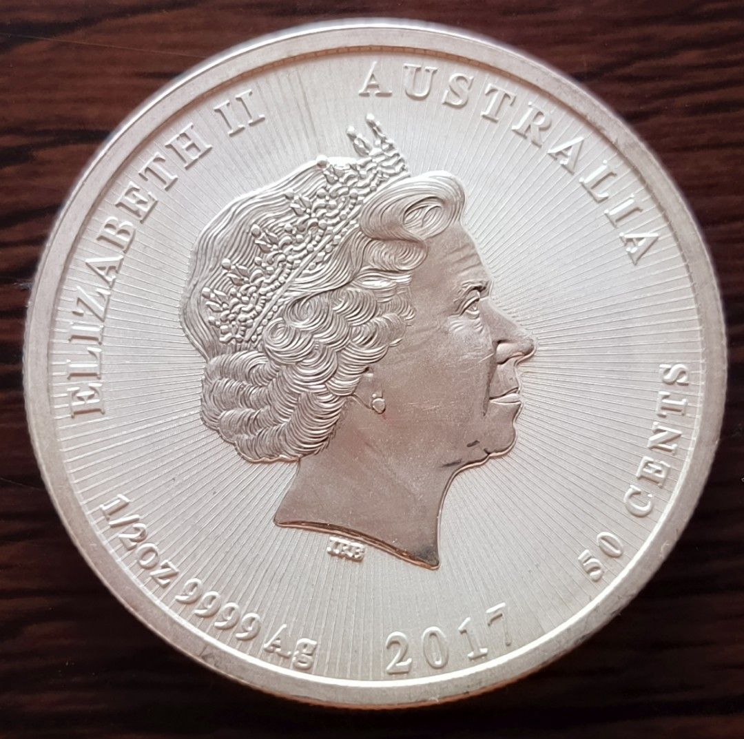 2017 Australia 1/2 oz Silver Coin (Category: Currency) located in Taguig. Submitted by ezekiel103 (Listing ID 1424240327, Image 1). Description: 2017 ½ oz .999 fine silver bullion good details pa 5k nalang...
