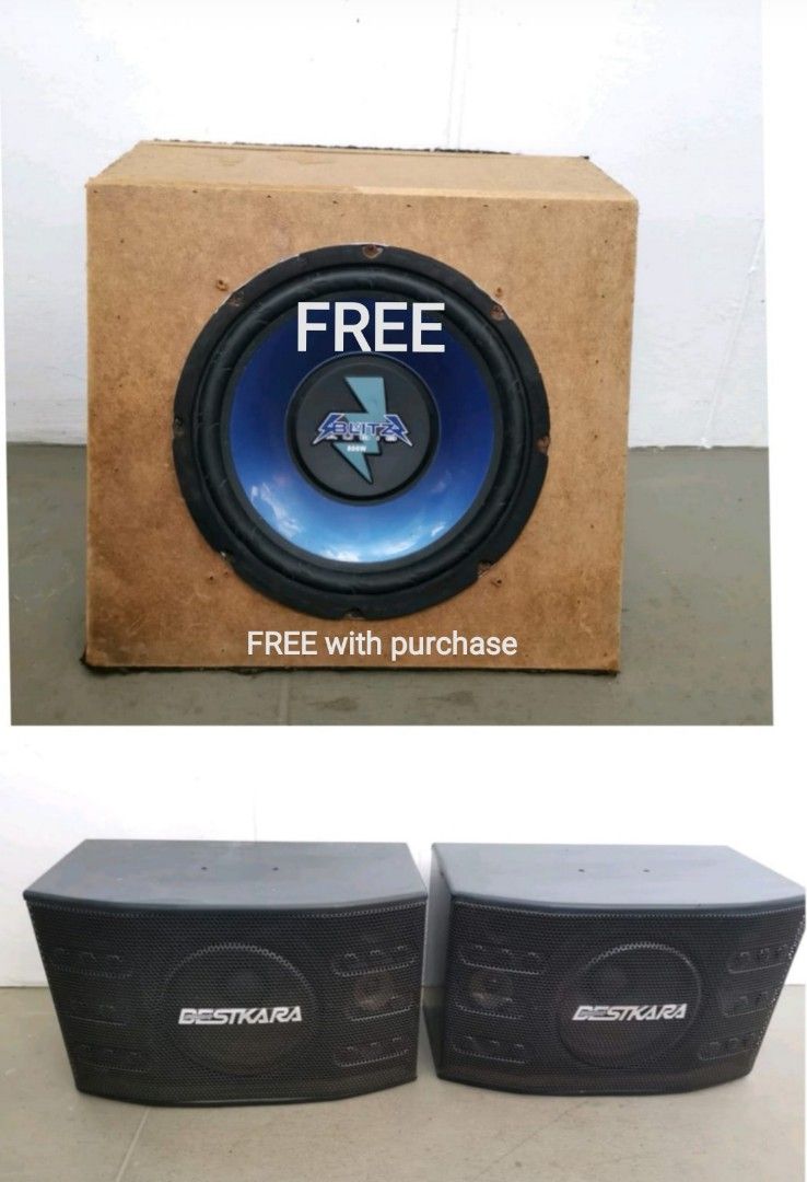 800Watt subwoofer and Speaker(pls read descriptions)