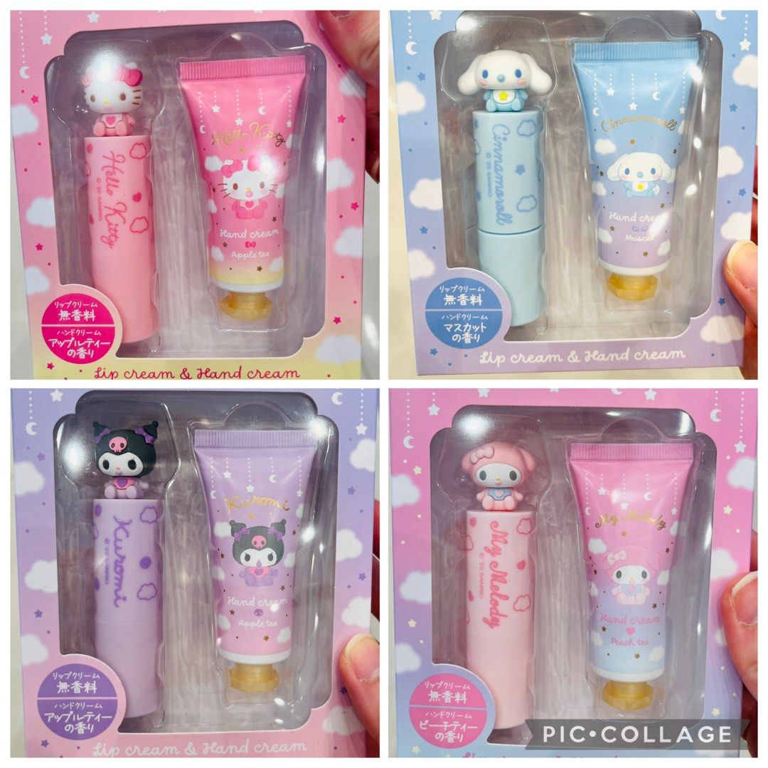 現貨💖正版 SANRIO公仔 滋潤手霜＋潤唇膏禮盒套装 HELLO KITTY公仔 /MY MELODY公仔/ 肉桂狗公仔 玉桂狗公仔/ KUROMI公仔 滋潤手霜潤唇 膏套裝組合護膚禮品 聖誕禮物 結婚禮物 生日禮物 CHRISTMAS VALENTINES BIRTHDAY WEDDING GIFT BOX Sanrio Lip Cream & Hand Cream Set （分類：指甲美容＆其他）位於 Hong Kong。 由 swroom 提交（商品編號 1424262177，圖片 1）。簡介： 🚚 🎁 只限郵寄運送 🎁 ▫️▫️商品詳情▫️▫️ 💝 $150 件 , $280 兩件，全新未開封 ❣️ 節日銷情迅速請早訂購售完即止❣️ 🛍更多最新禮品玩具 follow us ： carousell.com/swroom ▫️▫️購買付款詳情 ▫️▫️ 📥 請 INBOX PM下單購買須提供以下資料 ： 1. 選擇付款方式 : PAYME / FPS / ALIPAY