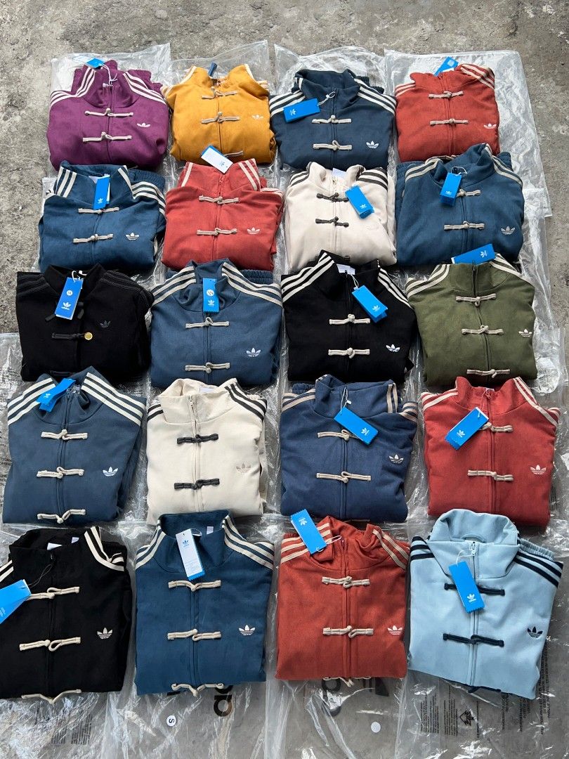 ADIDAS CHINESE NEW YEAR CNY JACKET (Category: Coats, Jackets and Outerwear) located in Taguig. Submitted by patrickbas46594 (Listing ID 1424332912, Image 1). Description: 𝐁𝐑𝐀𝐍𝐃𝐍𝐄𝐖 𝐖𝐈𝐓𝐇 𝐇𝐀𝐍𝐆𝐓𝐀𝐆 ‼️ Limited sizes available onhand 📌 PRE ORDER AVAILABLE FOR UNAVAILABLE SIZES/COLOR | XS - 2XL | ✔️ Sizes onhand: S | M | L | XL •Sizes & price depends on the color of the jacket TAGUIG LOWER BICUTAN 📍 DM ME FOR MORE DETAILS 📩.