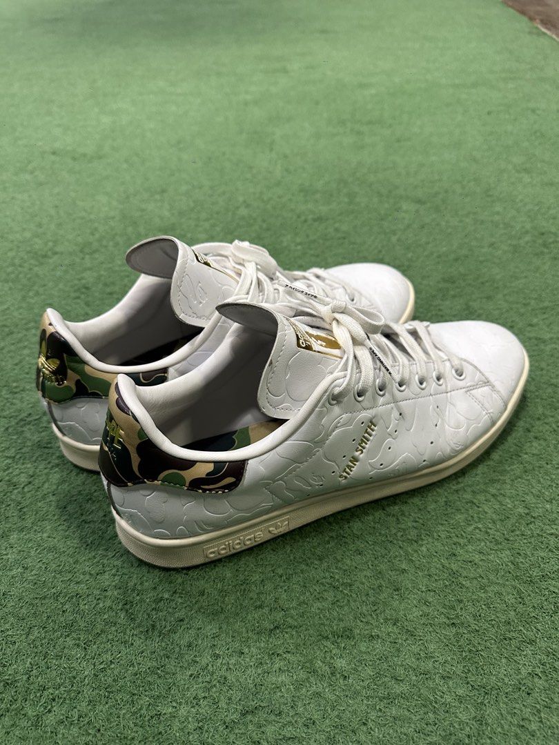 Adidas Stan Smith x Bape Shoes (Category: Sneakers) located in Caloocan City. Submitted by louisnic (Listing ID 1424311814, Image 1). Description: Adidas Stan Smith x Bape Shoes Bought $400 (22,000+ pesos) Worn less than 10x .