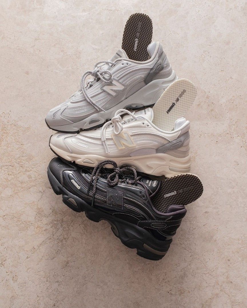 Aimé Leon Dore x New Balance 1000 (Category: Sneakers) located in Manila. Submitted by sixthstreetsupply (Listing ID 1424322894, Image 3). Description: - New Balance 1000 x Aimé Leon Dore sneakers - Available colors: white, grey, black - Chunky sole - Lace-up design - New Balance logo visible on grey and white pairs UA PAIR | 10-14 DAYS SHIPPING 📍GENTRI CAVITE.