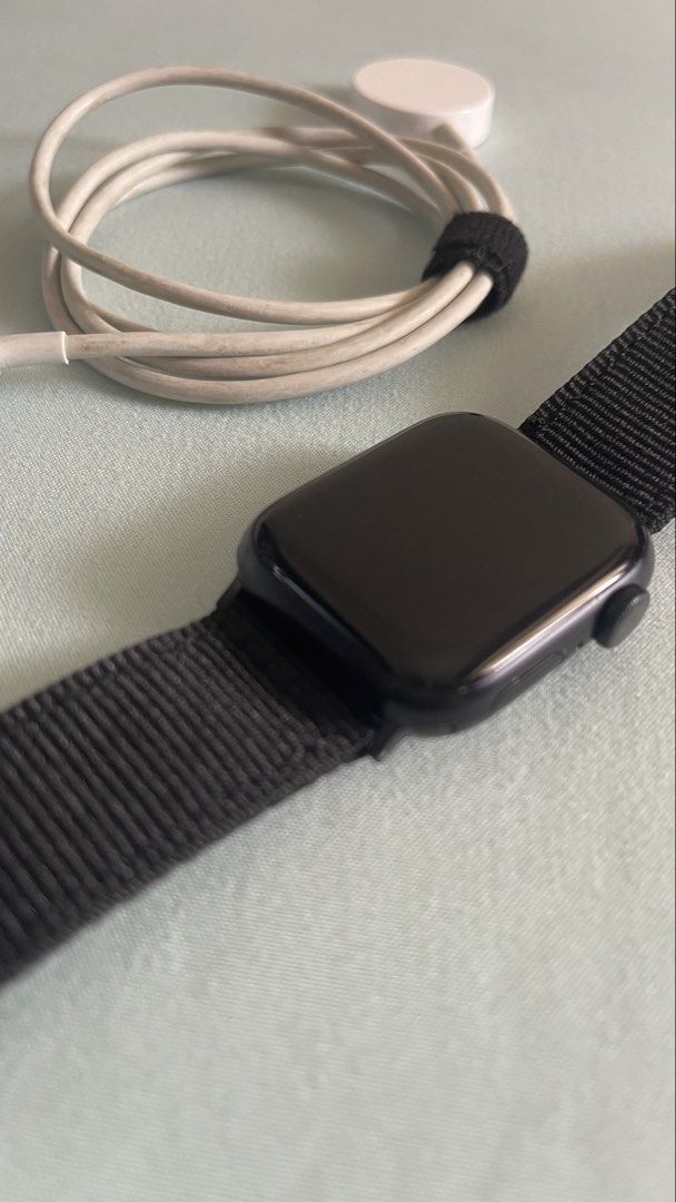 Apple Watch Series 8 (GPS) 41mm (Category: Wearables & Smart Watches) located in Manila. Submitted by willississimo (Listing ID 1424199154, Image 1). Description: - Apple Watch Series 8 (GPS) - 41mm Aluminum Case - Color: Black - Includes Black Sport Band - 32GB Storage - Charging Cable Included - watchOS 26.3 - Model: MNPC3LL/A.