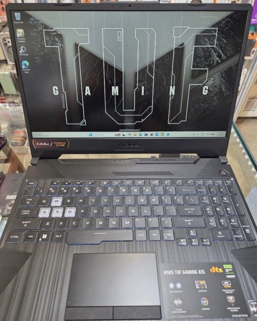 ASUS TUF GAMING A15[16 GB/512 GB ]15.6-inch FHD (1920x1080) 144Hz display with Adaptive-Sync