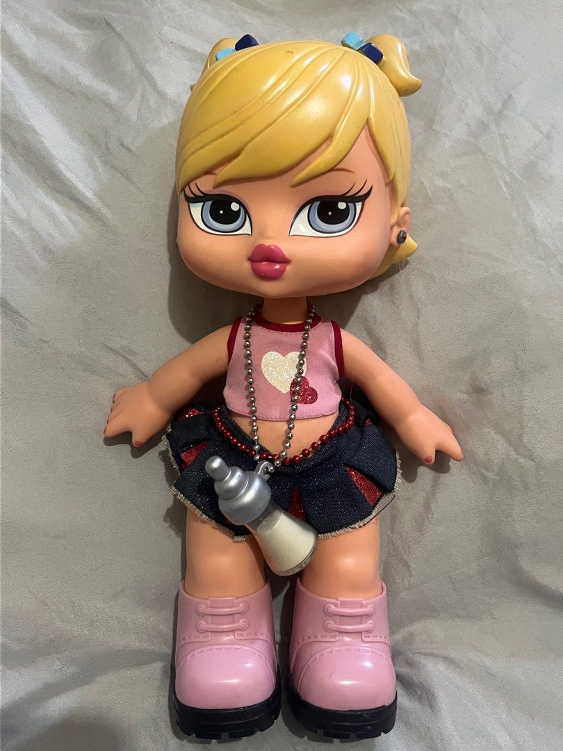 Bratz Big Babyz Cloe Doll 12” (Category: Kids Toys) located in Davao. Submitted by riccirici (Listing ID 1424174625, Image 2). Description: Bratz Big Babyz Cloe Doll 12” with Sweet Heart Clothes, Bottle & Shoes First Edition Good condition 5,500 php + Shipping cost Courier J&T, JRS Bank Transfer BDO BPI Metrobank Security Bank Gcash.