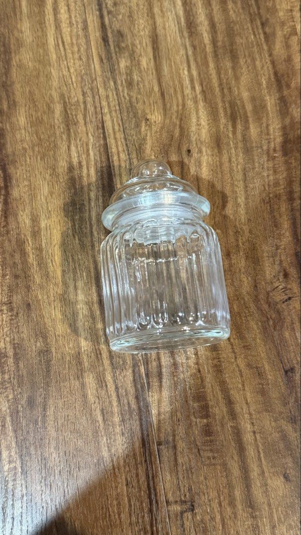 Clear Glass Jar with Lid443180165985085440