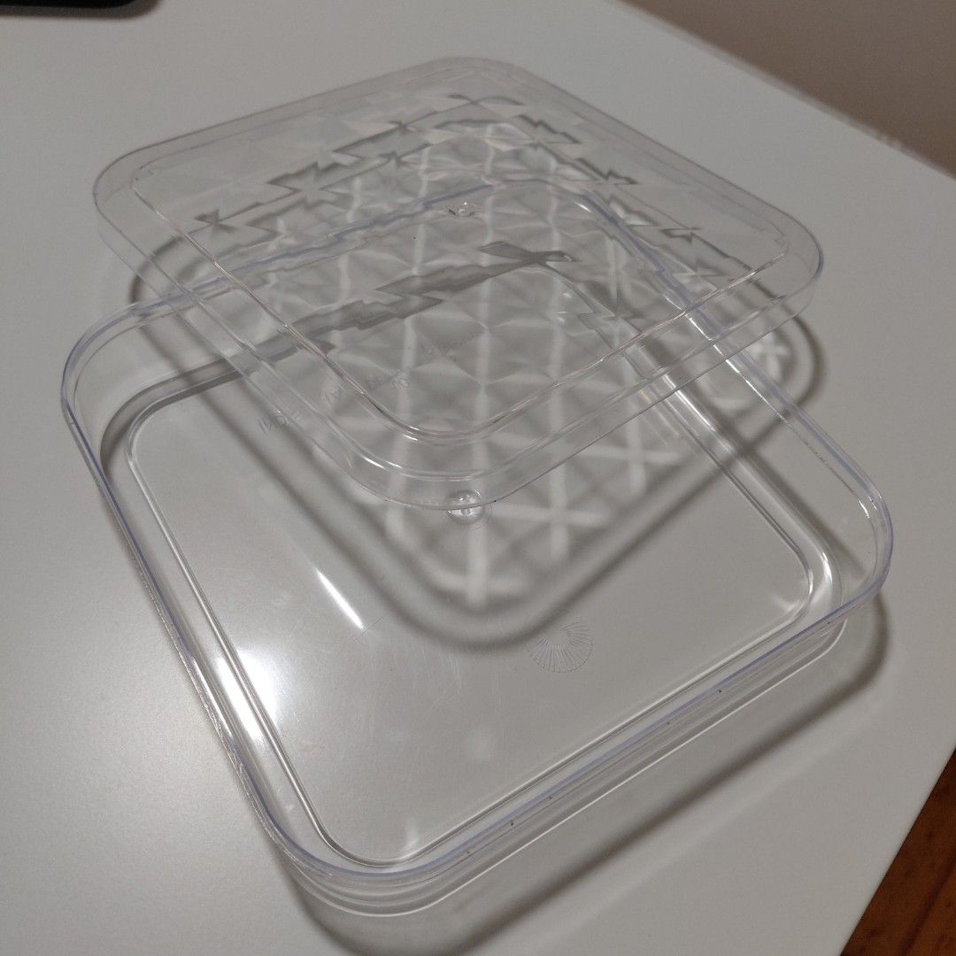 Clear Plastic Storage Container with Lid, Furniture & Home Living, Home ...