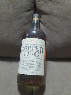 Copper Dog Blended Malt Scotch Whisky, Oak Cask, 40% whisky bottle
