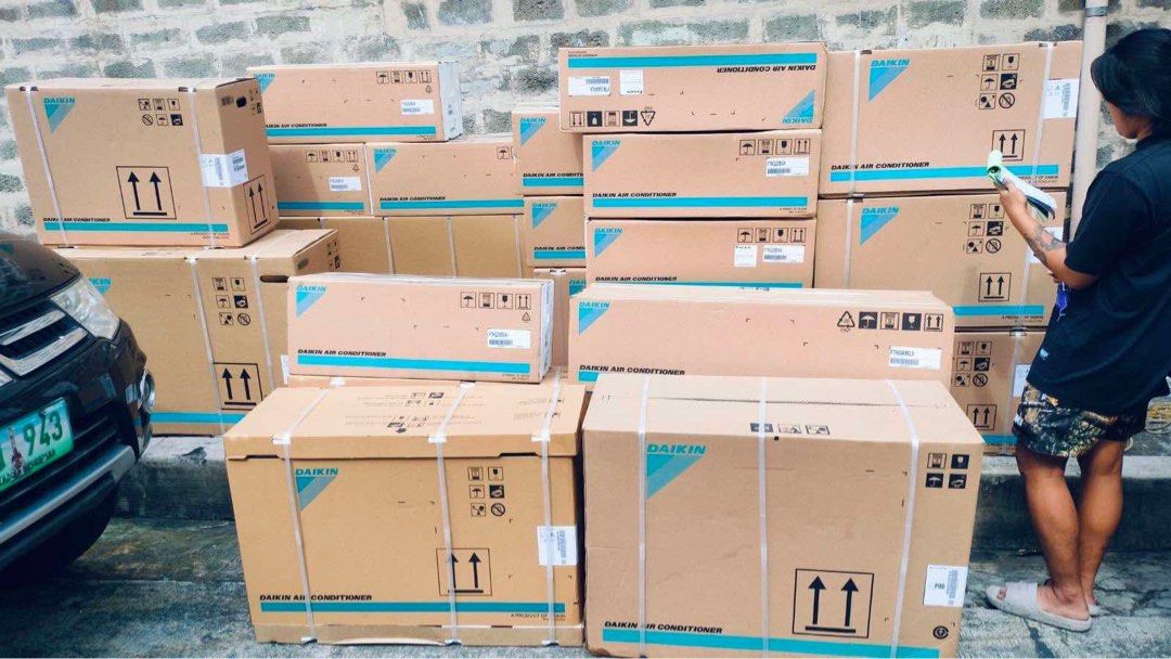 DAIKIN SPLIT TYPE INVERTER AIR CONDITIONER (Category: Air Conditioning and Heating) located in Quezon City. Submitted by maryann5721 (Listing ID 1424310088, Image 1). Description: DAIKIN SPLIT TYPE INVERTER AIR CONDITIONER Amihan FTKE20AVA-19,700 .8hp FTKE25AVA - 21,500 1hp FTKE35AVA - 22,800 1.5hp FTKE50AVA- 33,700 2hp D Smart with Wifi FTKQ20CVAF-23,200 .8hp FTKQ25CVAF- 26,060 1hp FTKQ35CVAF-29,260 1.5hp FTKQ50CVAF-38,200 2hp FTKQ60CVAF-44,250 